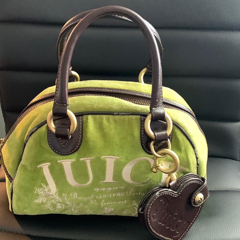 JUICY COUTURE GREEN Y2K BAG